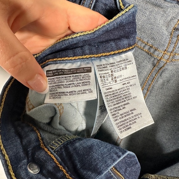 Levi's 514 Men's Relaxed Fit Denim Jeans - Deep Blue 42x32 - Picture 7 of 10